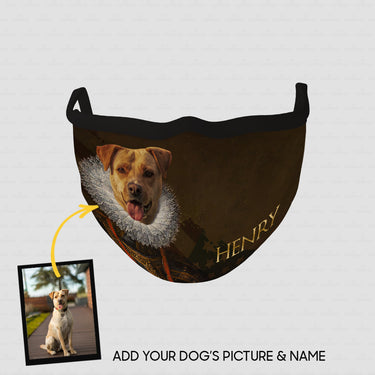 Personalized Dog Gift Idea - Royal Dog's Portrait 61 For Dog Lovers - Cloth Mask